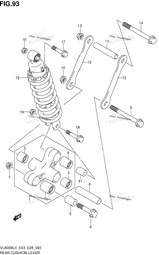 Rear Cushion Lever (Vl800bl4 E03)