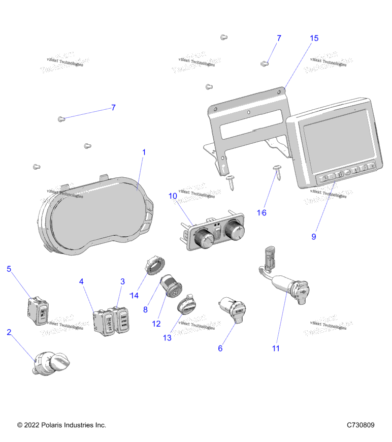 Electrical, Dash Instruments