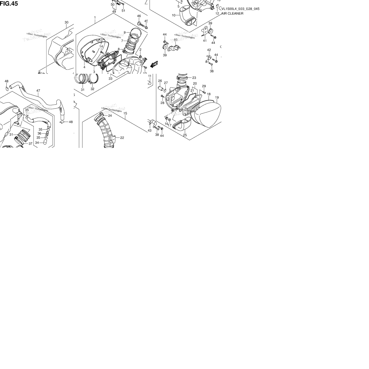 Air Cleaner (Vl1500bl4 E03)