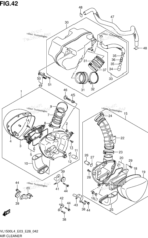 Air Cleaner (Vl1500l4 E03)