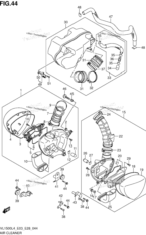 Air Cleaner (Vl1500l4 E33)