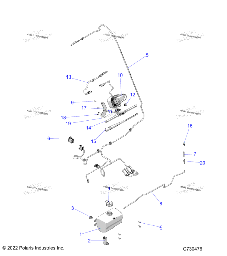 Body, Water Bottle Pump Asm And Wiper Kit