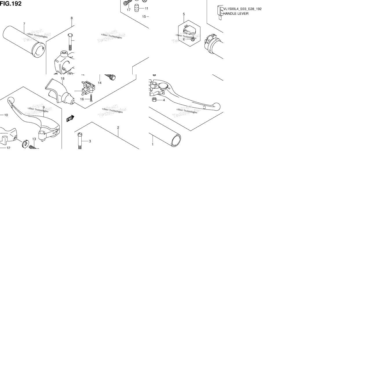 Handle Lever (Vl1500l4 E28)