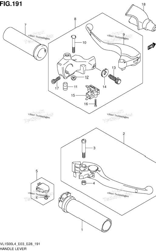Handle Lever (Vl1500l4 E03)