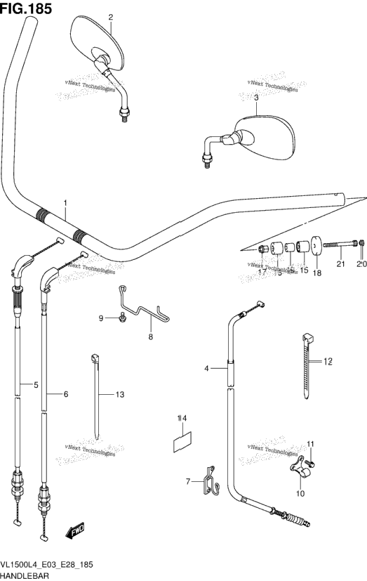 Handlebar (Vl1500l4 E03)