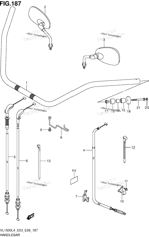 Handlebar (Vl1500l4 E33)