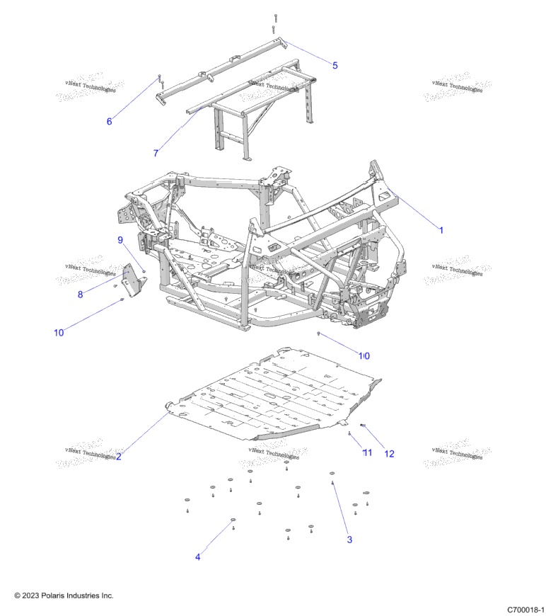 Chassis, Main Frame And Skid Plates