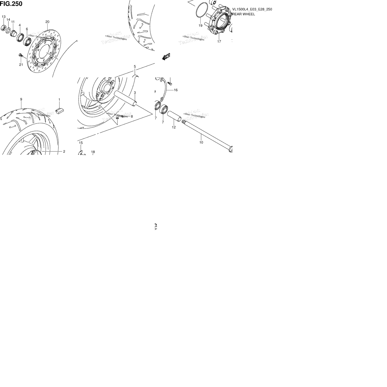 Rear Wheel (Vl1500bl4 E03)