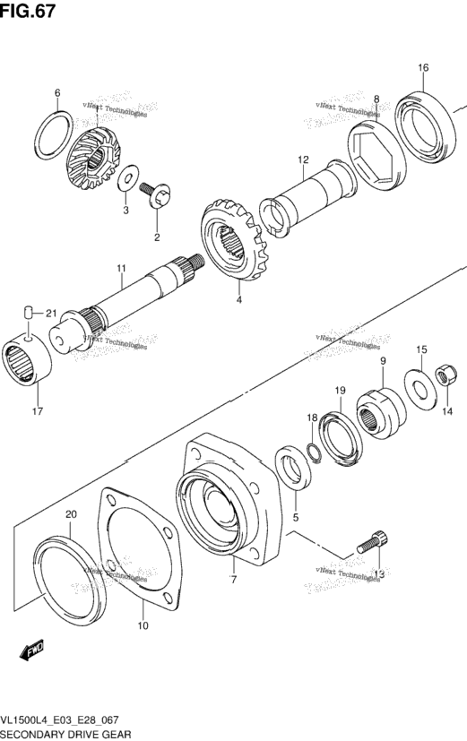 Secondary Drive Gear