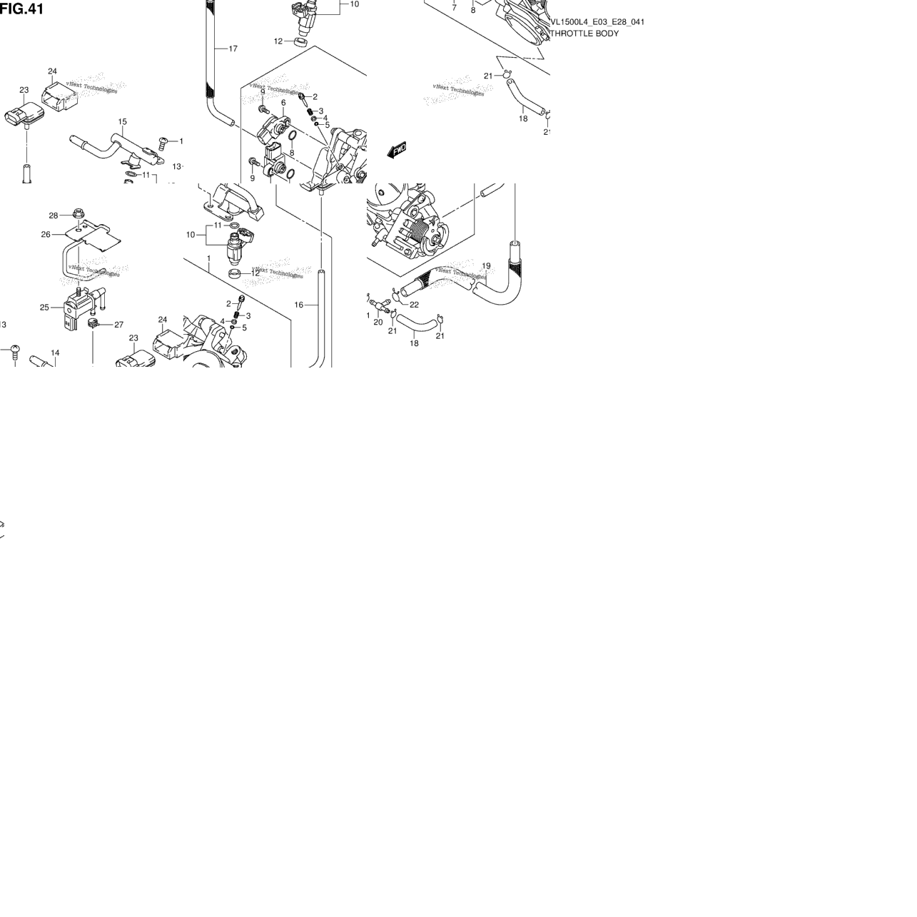 Throttle Body (Vl1500bl4 E33)