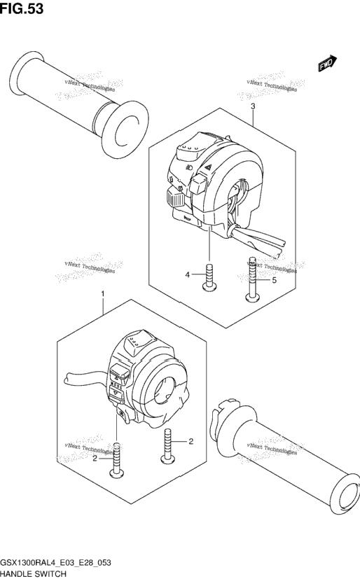 Handle Switch (Gsx1300ral4 E03)