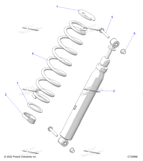 Suspension, Rear Shock Mounting Evap R24rry99bj/Bk/Bz/B9