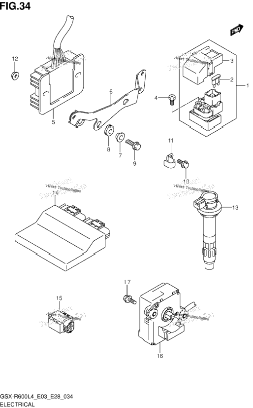 Electrical (Gsx-R600l4 E33)