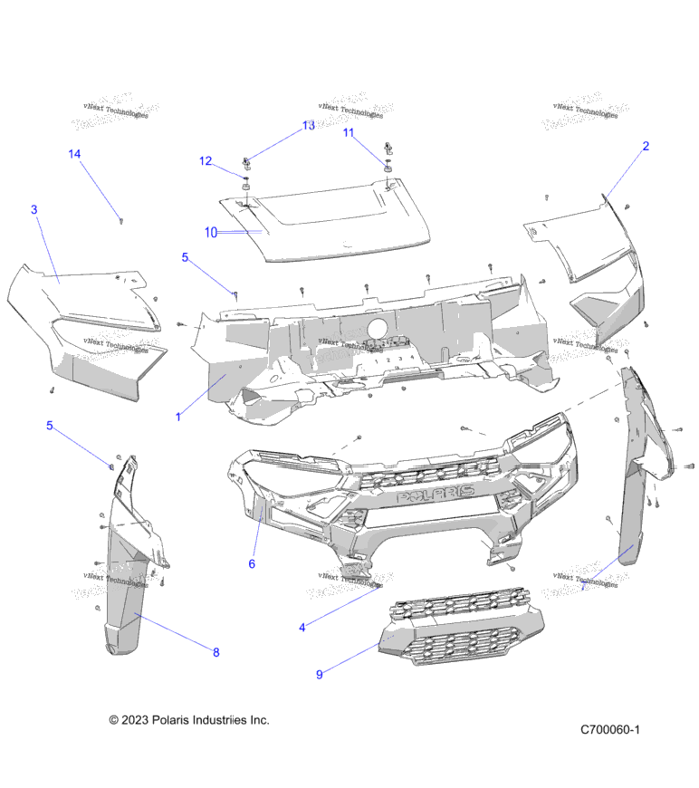 Body, Hood And Front Facia
