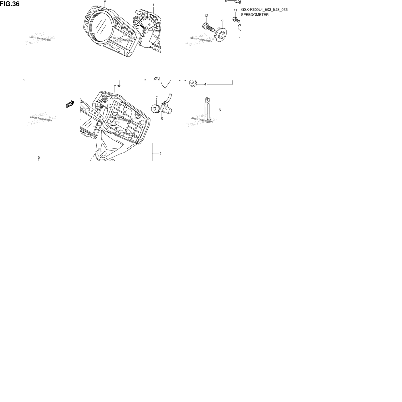 Speedometer (Gsx-R600l4 E28)