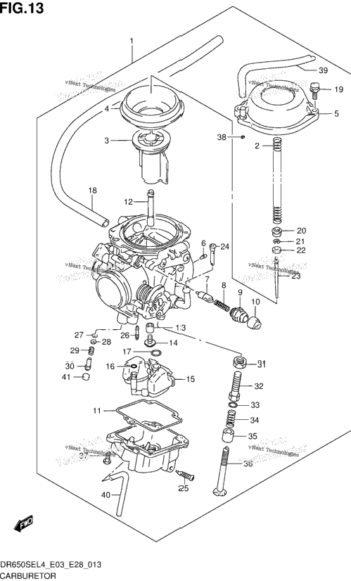 Carburetor (Dr650sel4 E33)