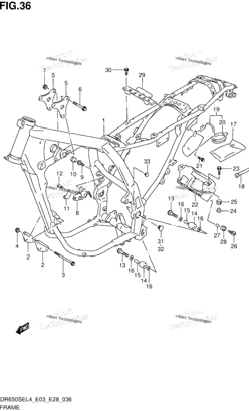 Frame (Dr650sel4 E03)
