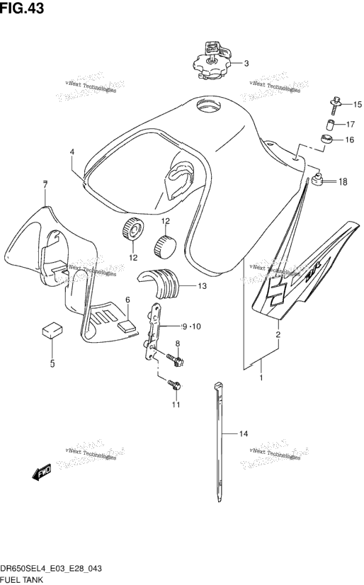 Fuel Tank (Dr650sel4 E28)
