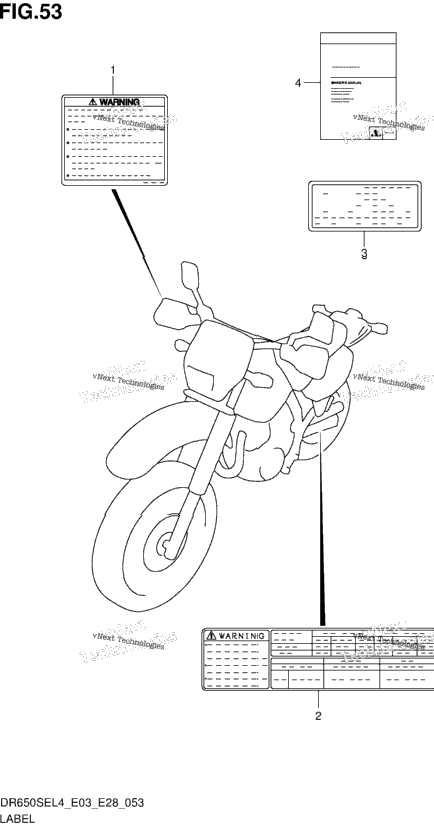 Label (Dr650sel4 E03)