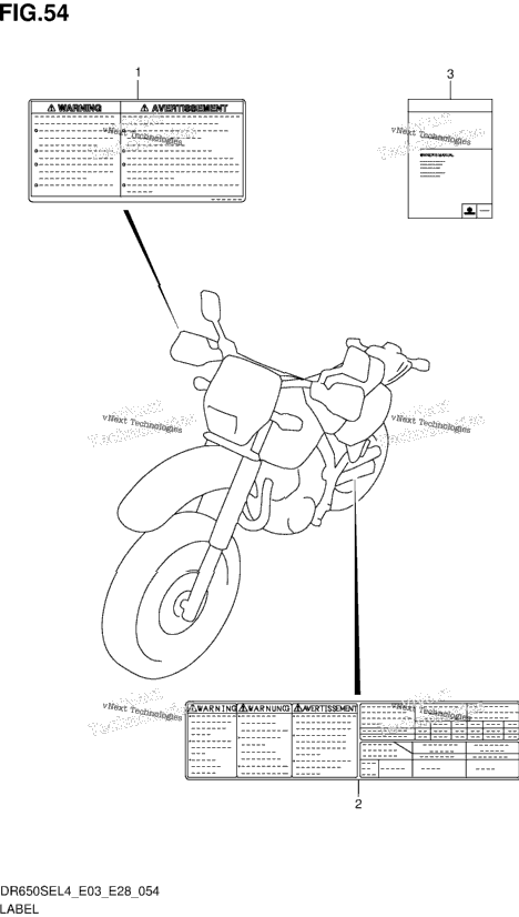 Label (Dr650sel4 E28)