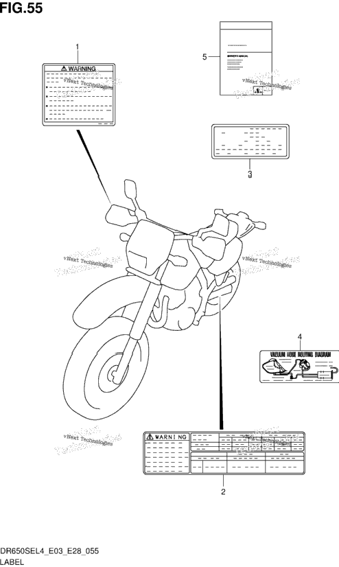 Label (Dr650sel4 E33)