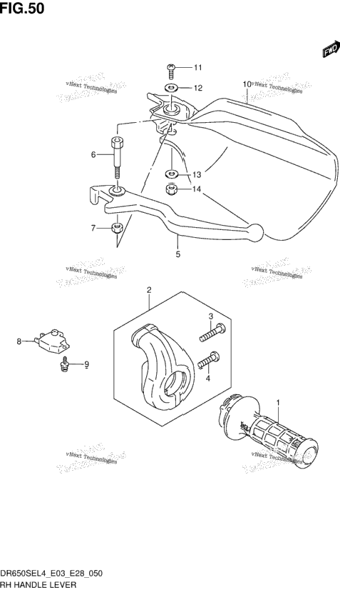 Rh Handle Lever