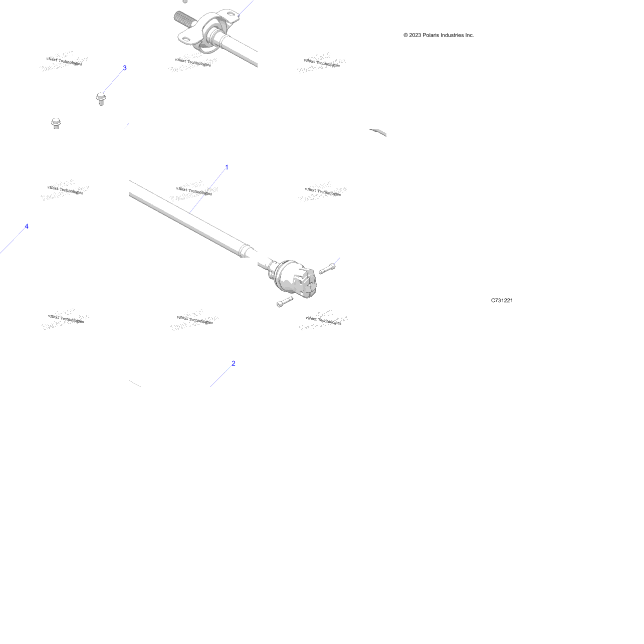 Drive Train, Front Prop Shaft