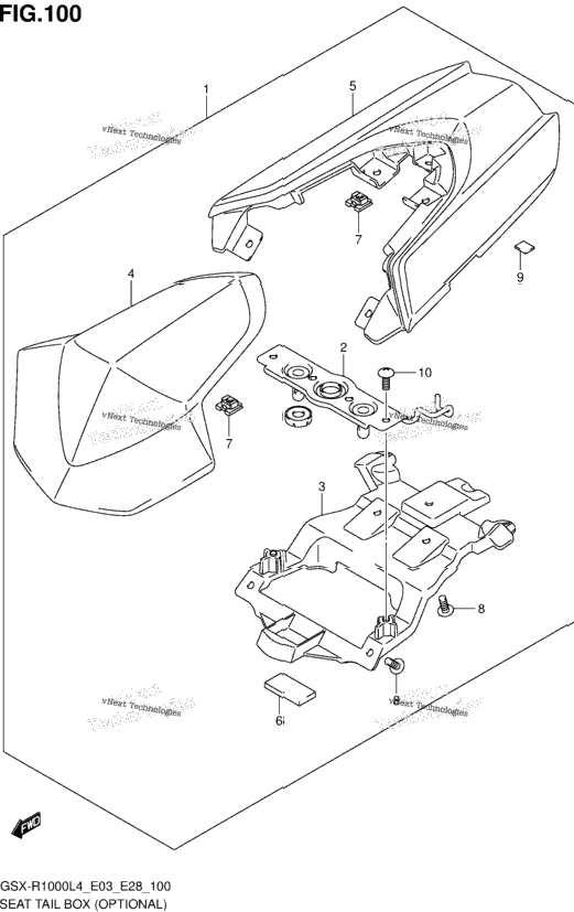 Seat Tail Box (Optional)