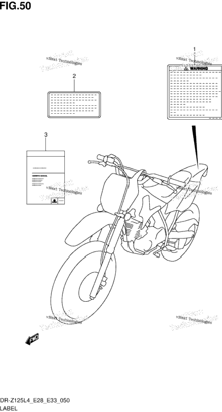 Label (Dr-Z125l4 E33)