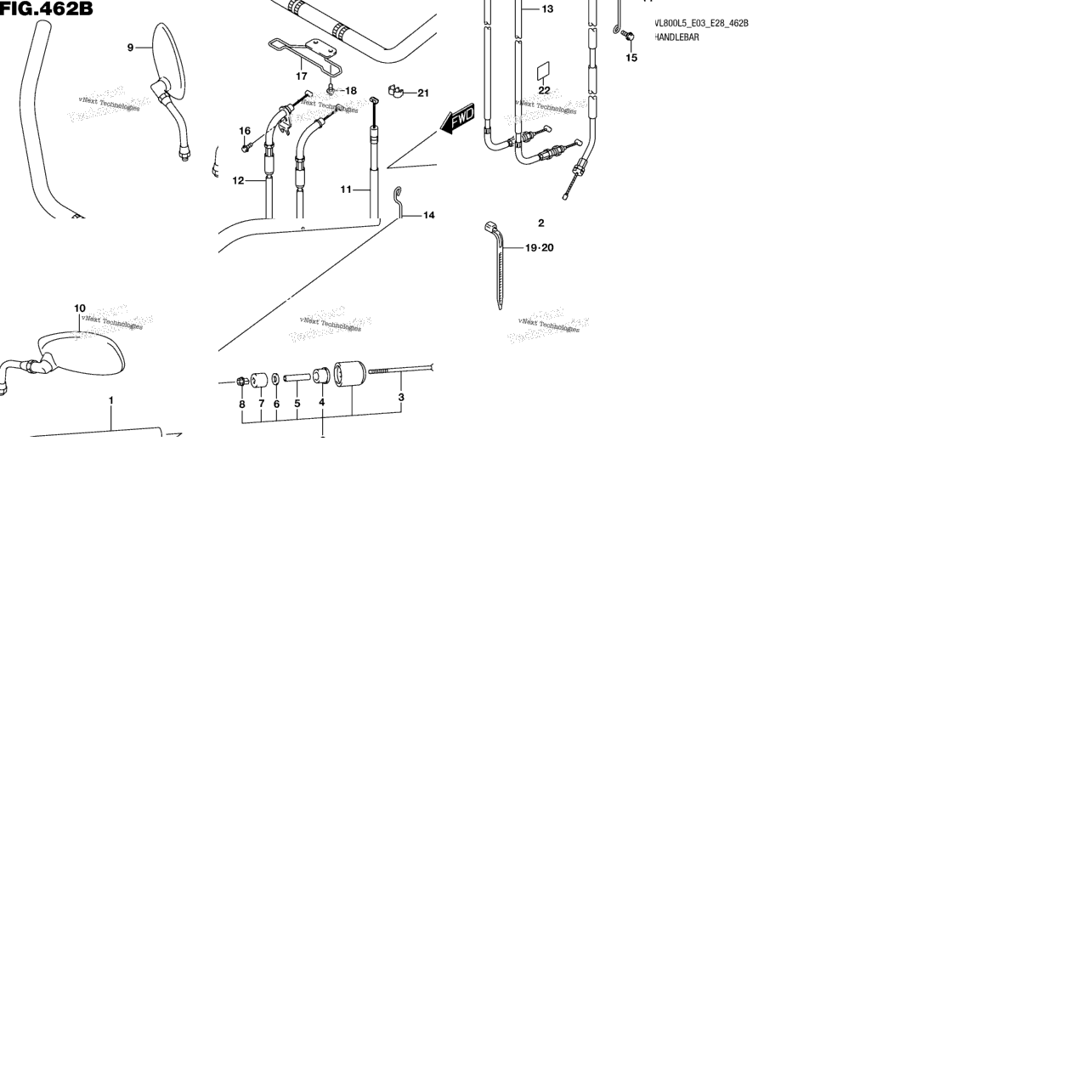 Handlebar (Vl800l5 E33)