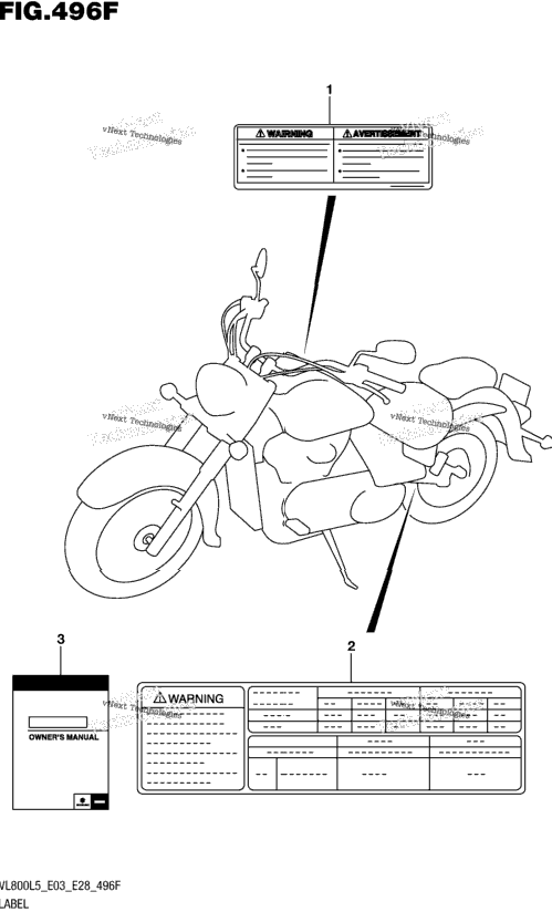 Label (Vl800bl5 E28)