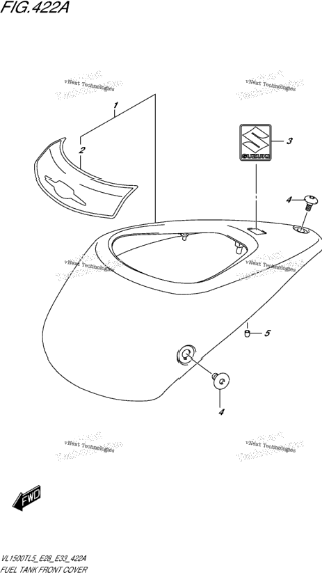 Fuel Tank Front Cover