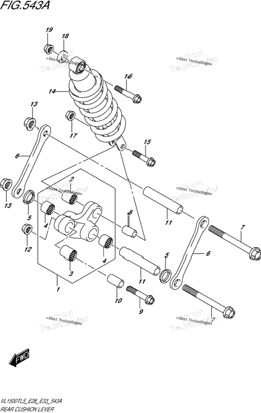 Rear Cushion Lever