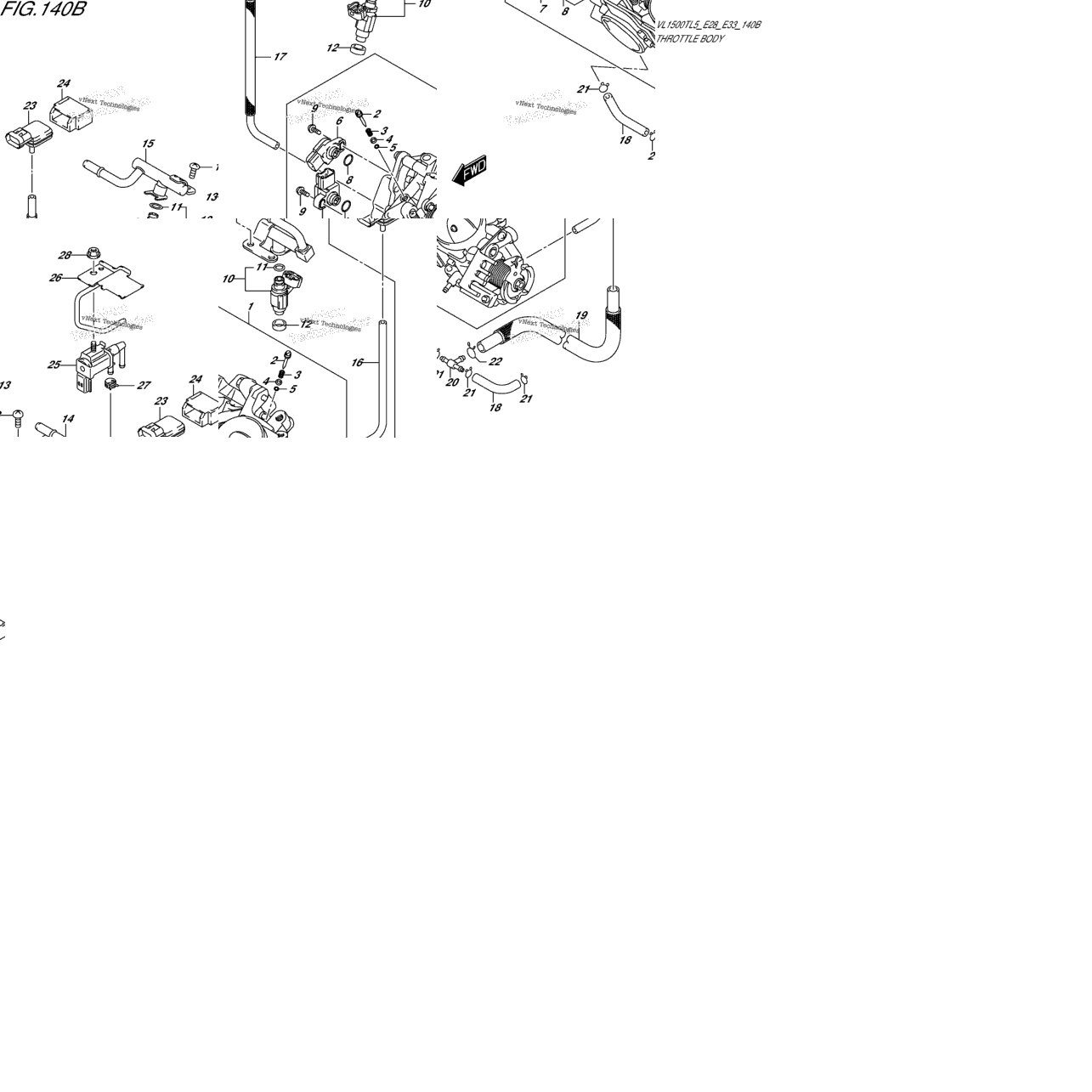 Throttle Body (Vl1500tl5 E33)