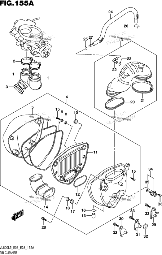 Air Cleaner (Vl800l5 E03)