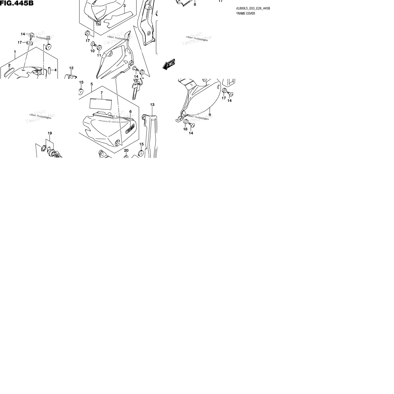 Frame Cover (Vl800l5 E33)