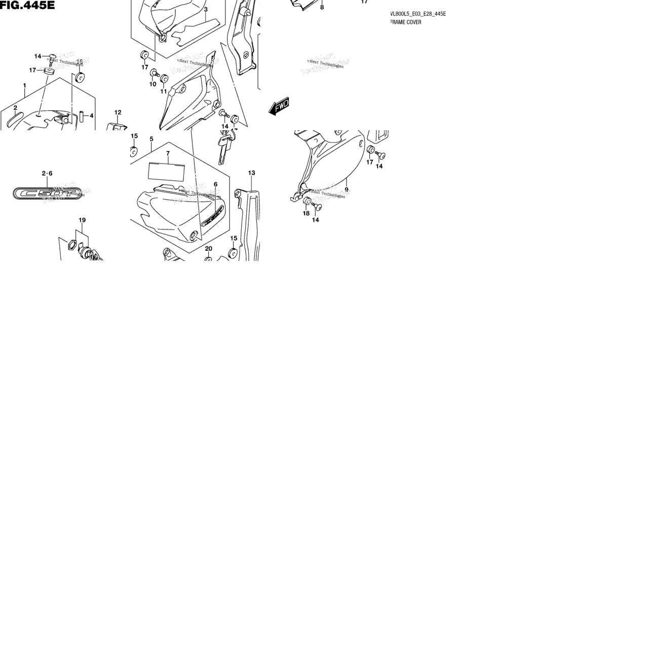 Frame Cover (Vl800tl5 E33)