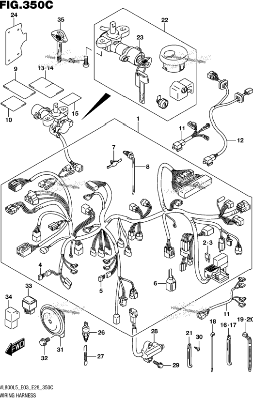 Wiring Harness (Vl800tl5 E03)