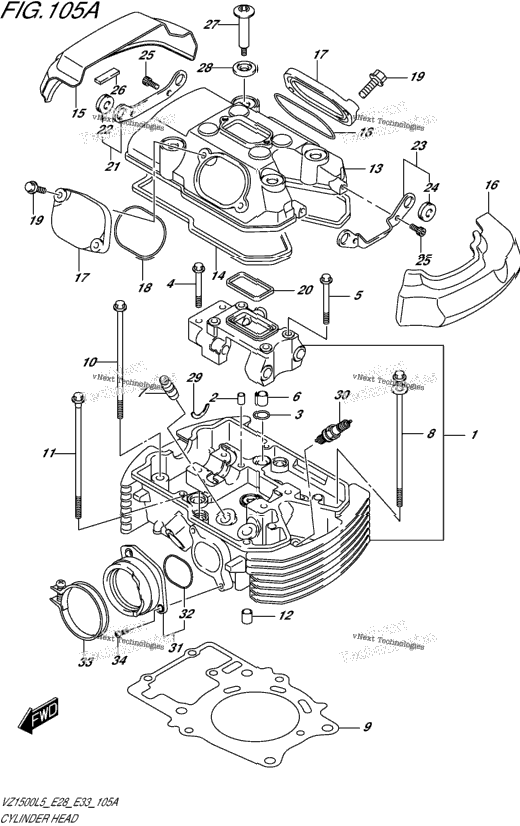 Cylinder Head (Rear)