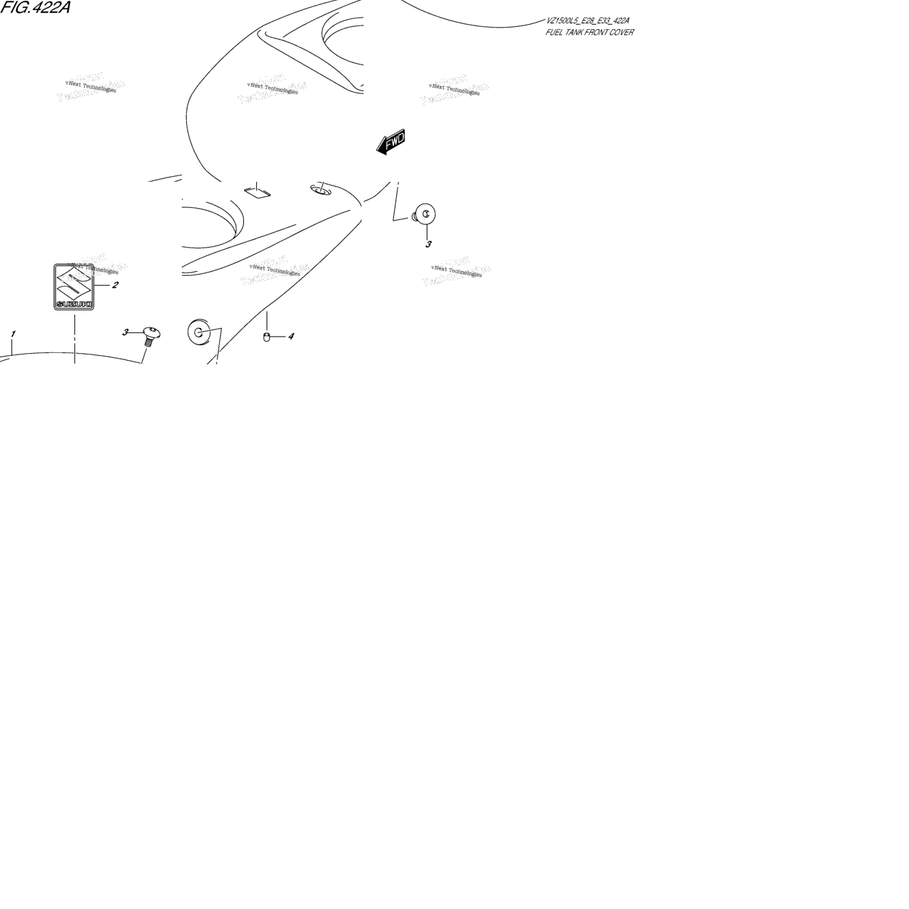 Fuel Tank Front Cover