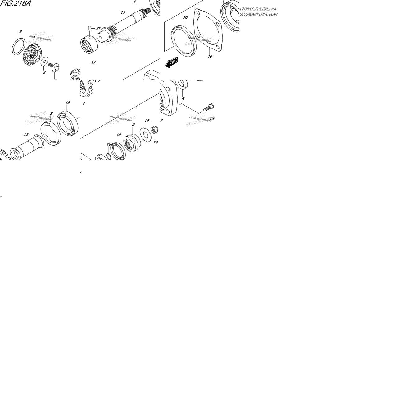 Secondary Drive Gear