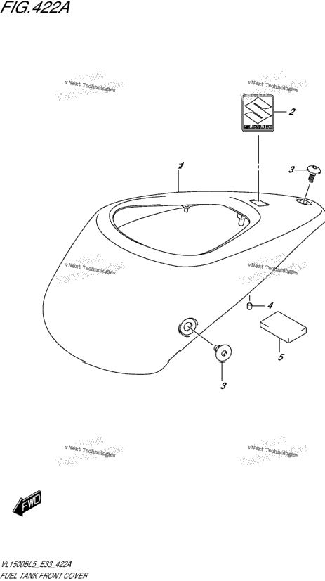 Fuel Tank Front Cover