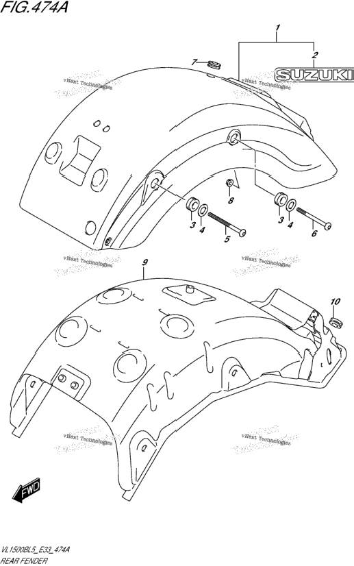 Rear Fender