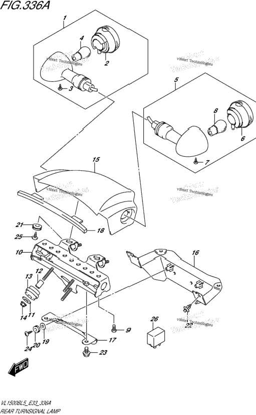 Rear Turnsignal Lamp