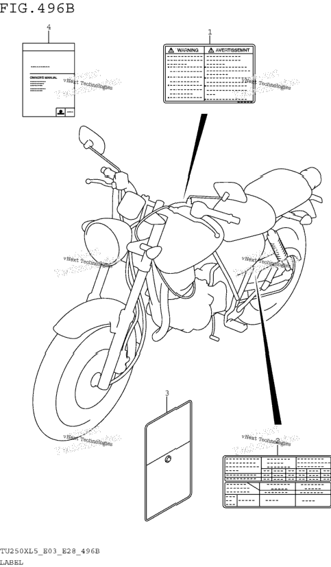 Label (Tu250xl5 E28)