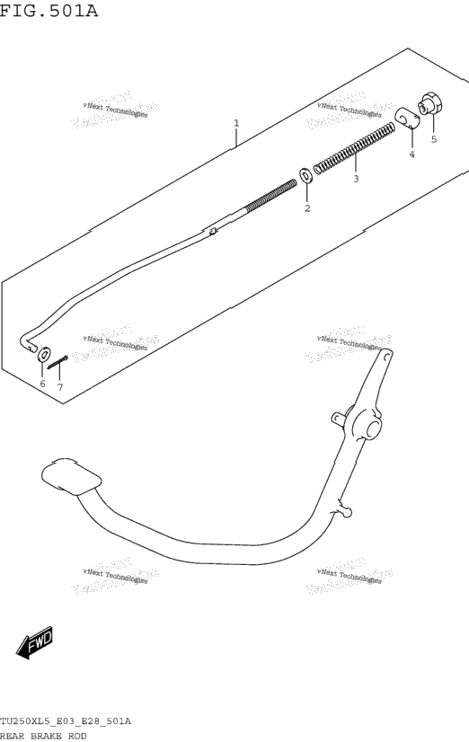 Rear Brake Rod