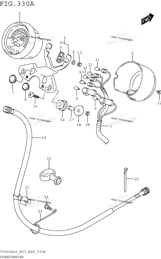 Speedometer (Tu250xl5 E03)