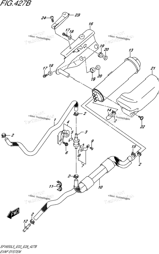 Evap System (Sfv650al5 E33)