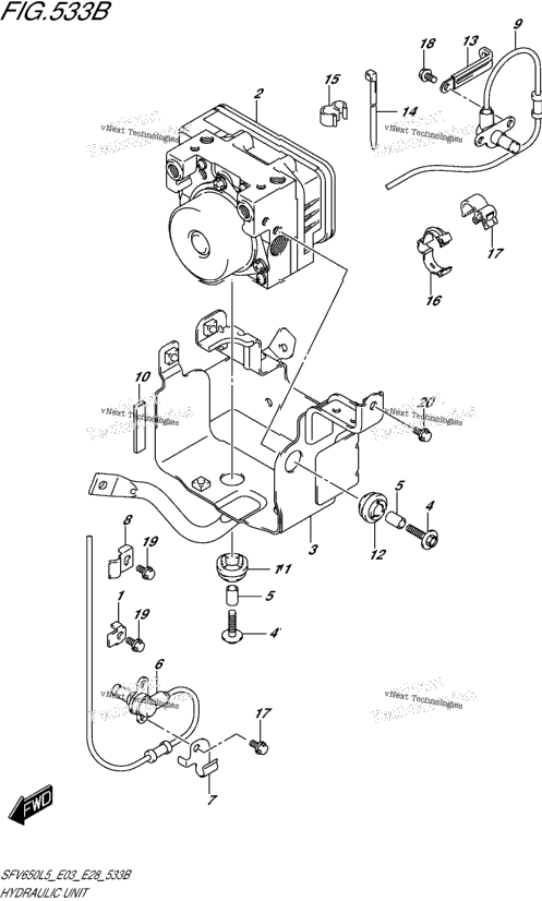 Hydraulic Unit (Sfv650al5 E33)