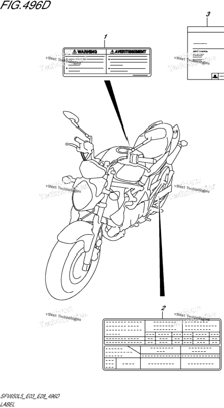 Label (Sfv650al5 E28)